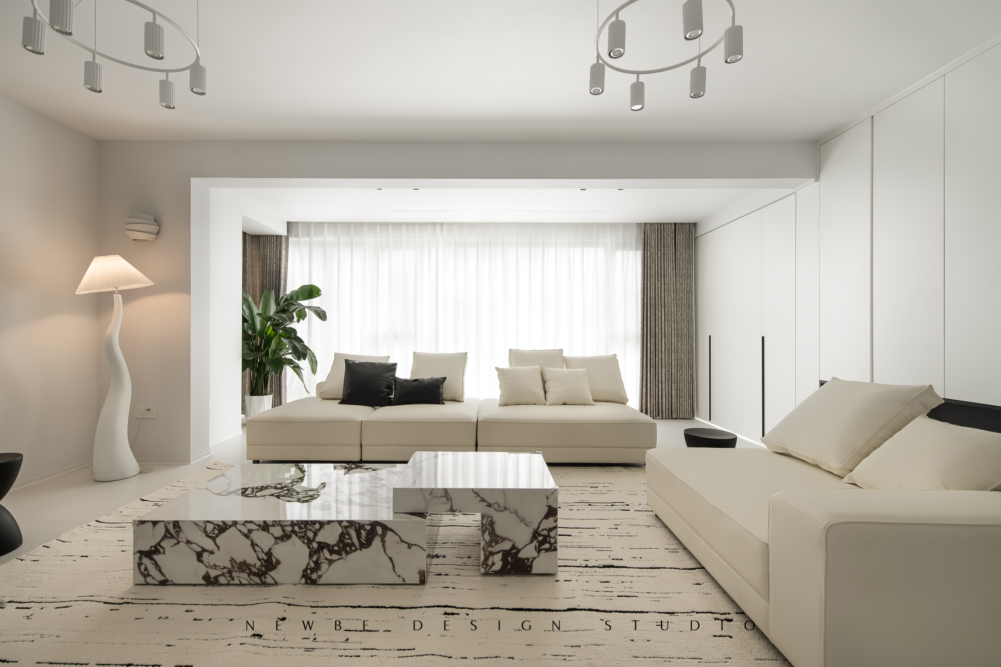 月光曲 - 客厅空间效果图