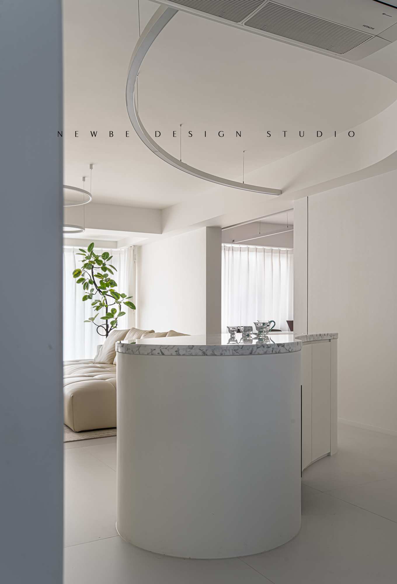 月光曲 - 客厅空间效果图