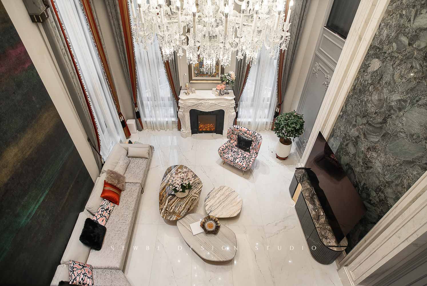 月光曲 - 客厅空间效果图