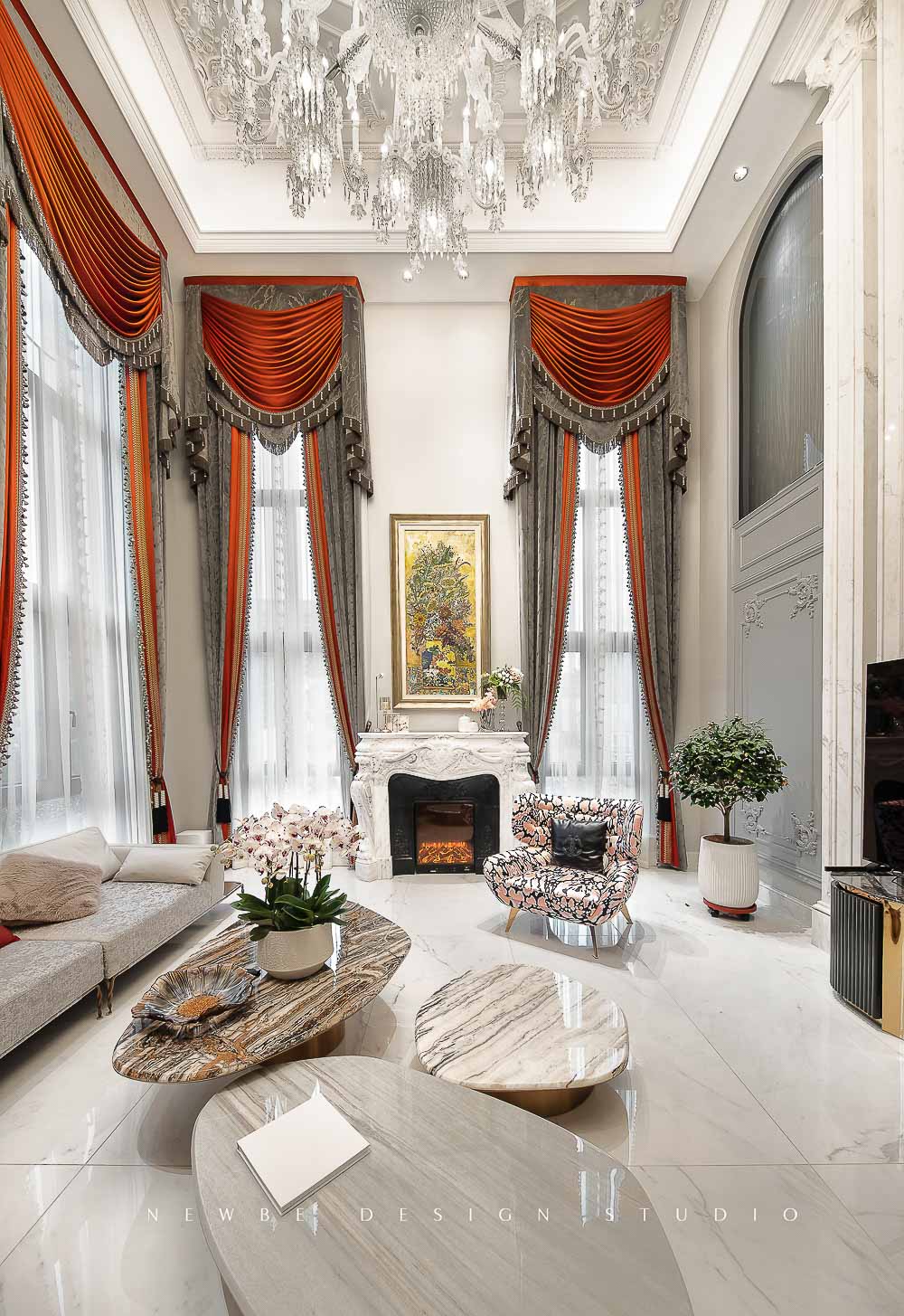 月光曲 - 客厅空间效果图