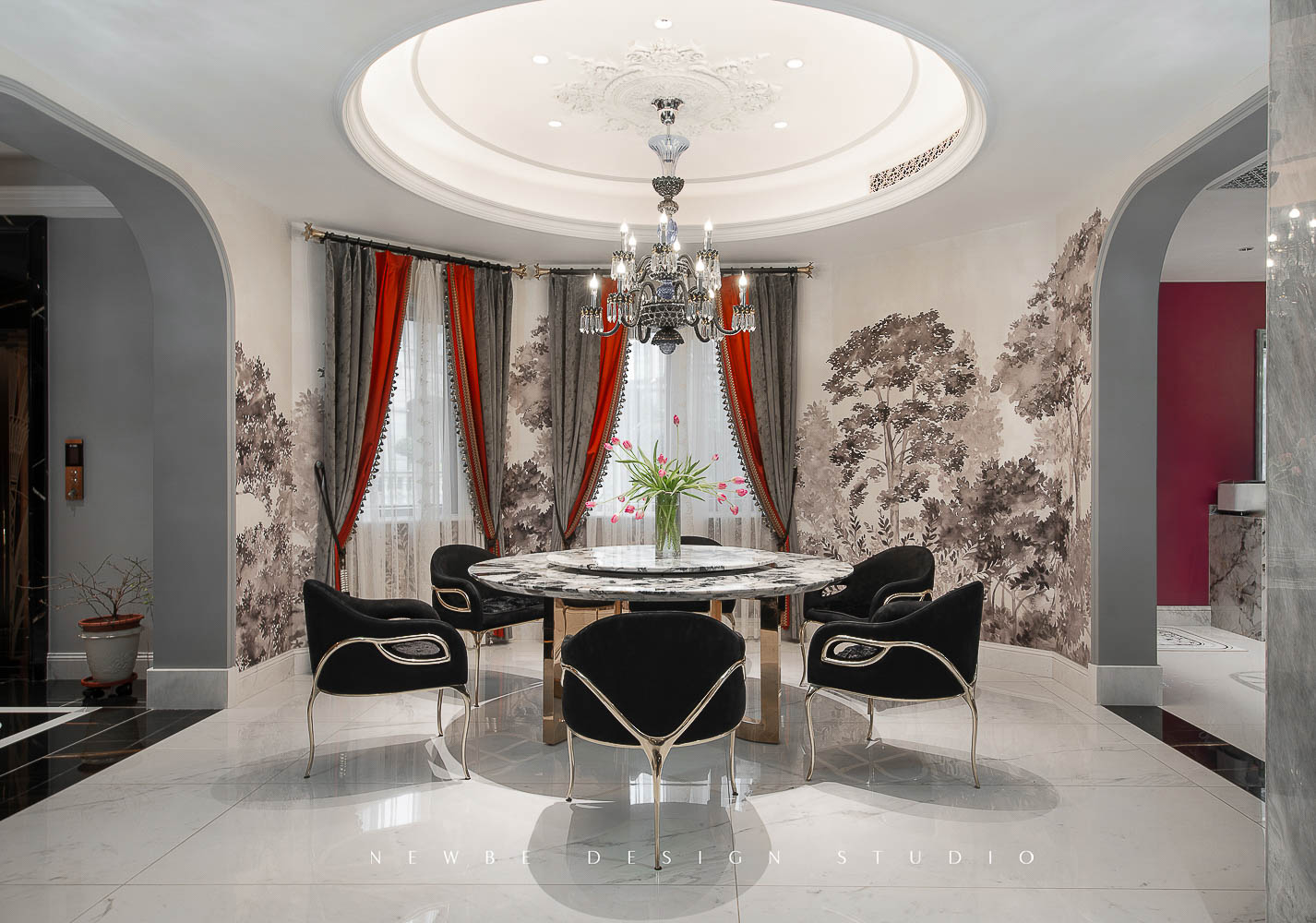 月光曲 - 客厅空间效果图