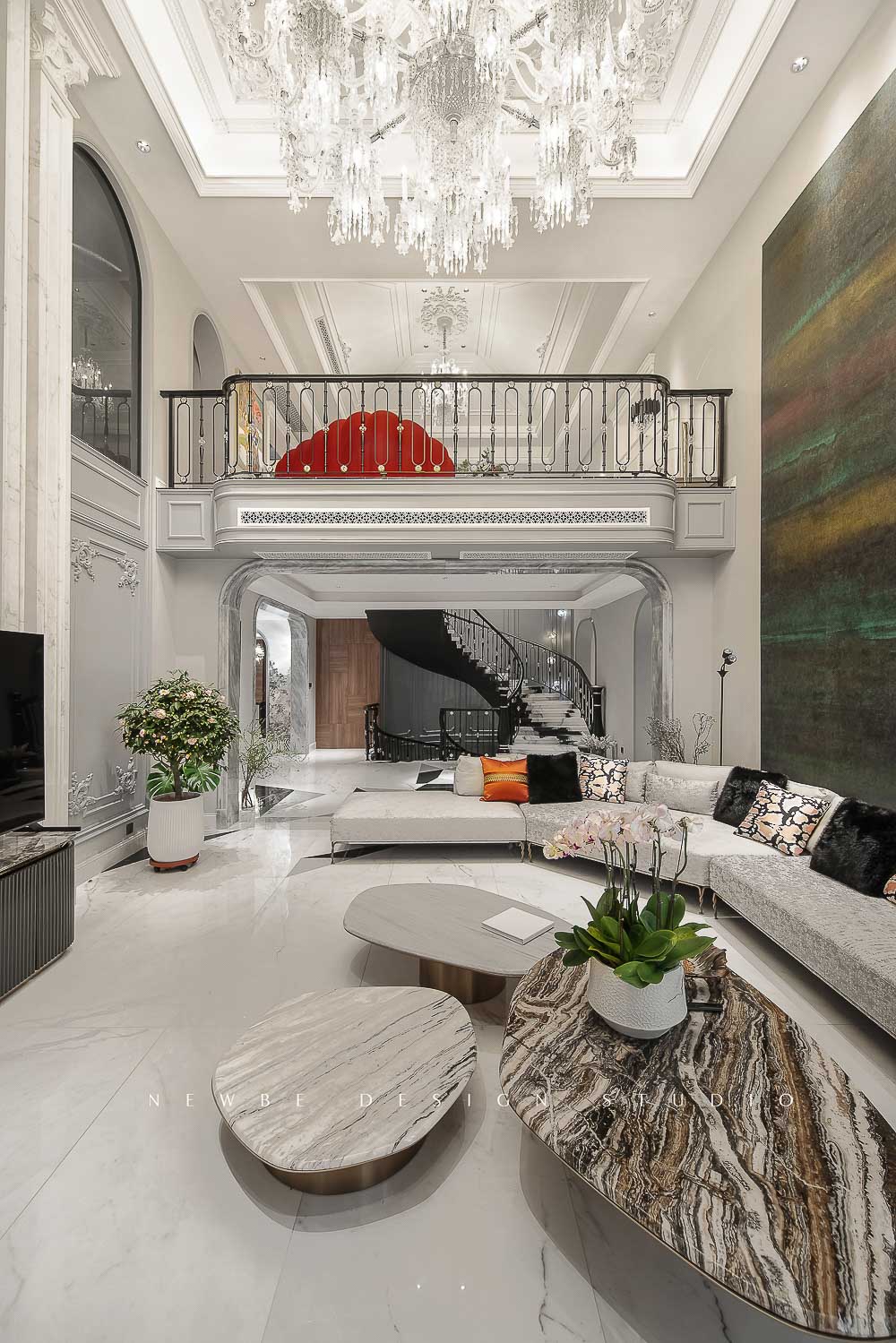 月光曲 - 客厅空间效果图