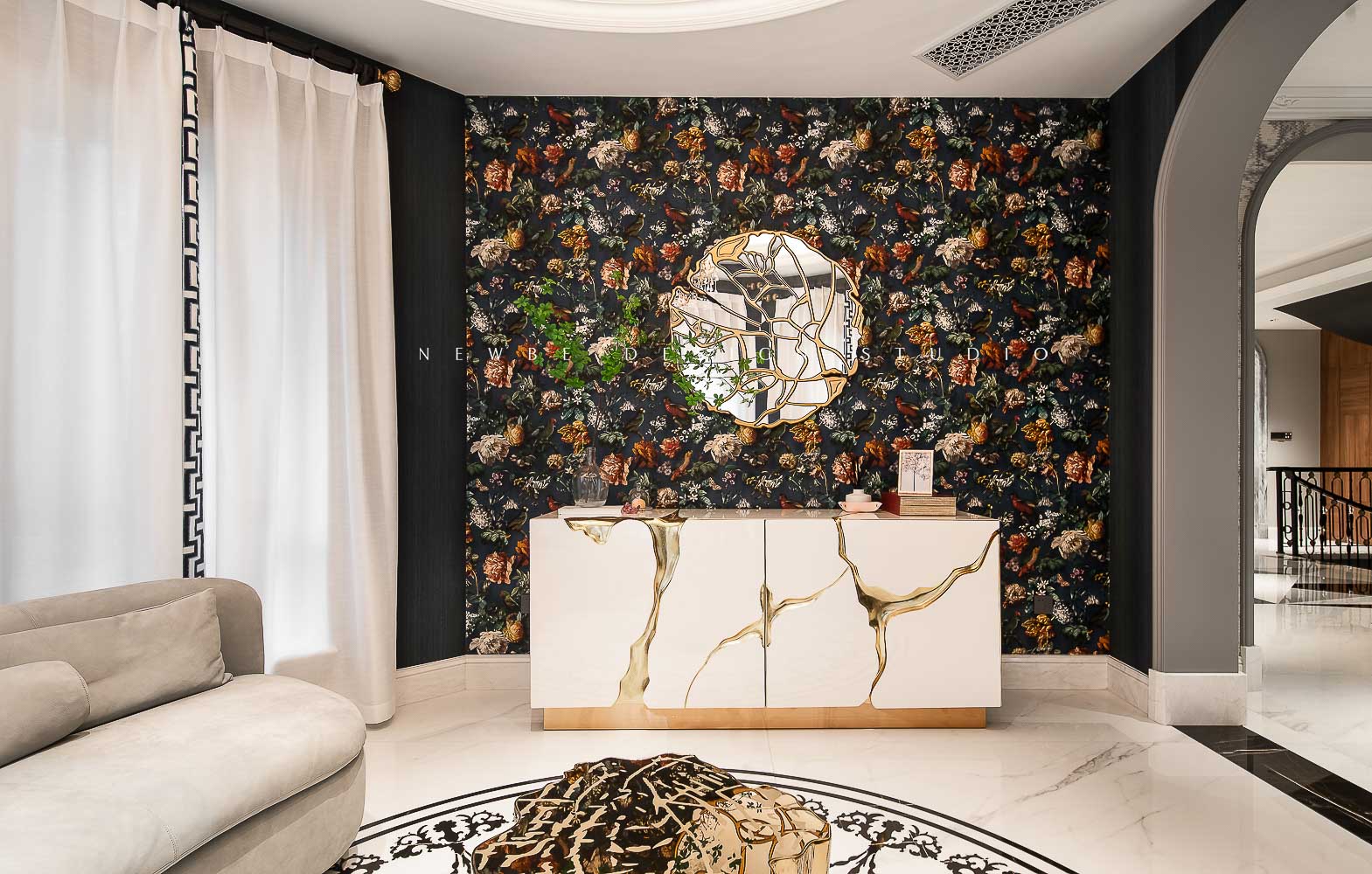 月光曲 - 客厅空间效果图