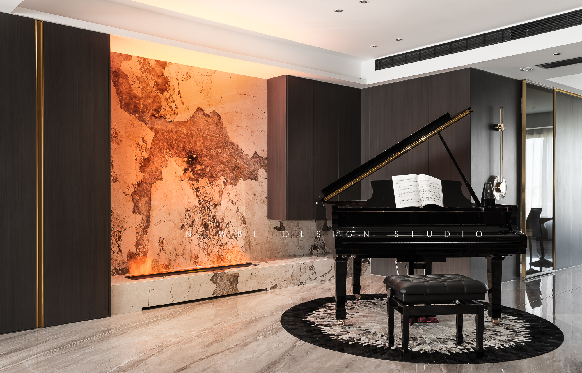 月光曲 - 客厅空间效果图