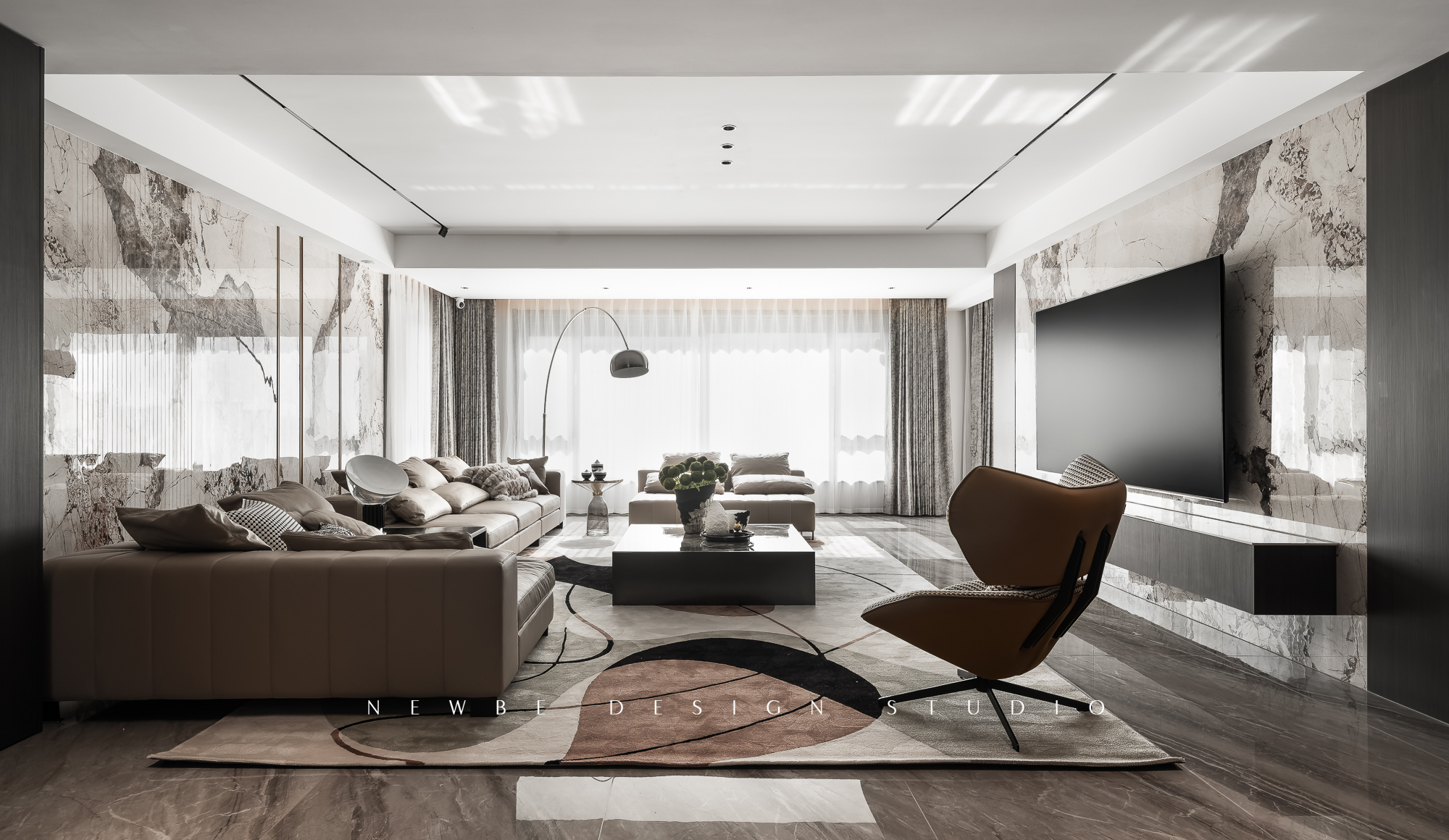 月光曲 - 客厅空间效果图