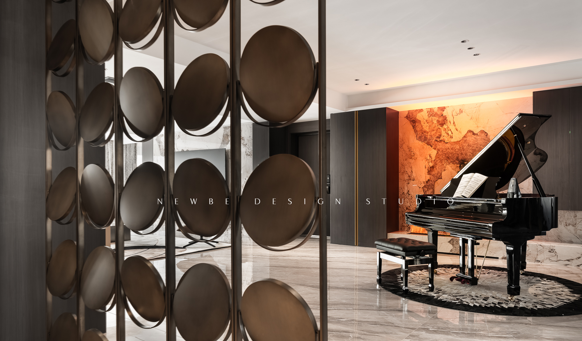 月光曲 - 客厅空间效果图