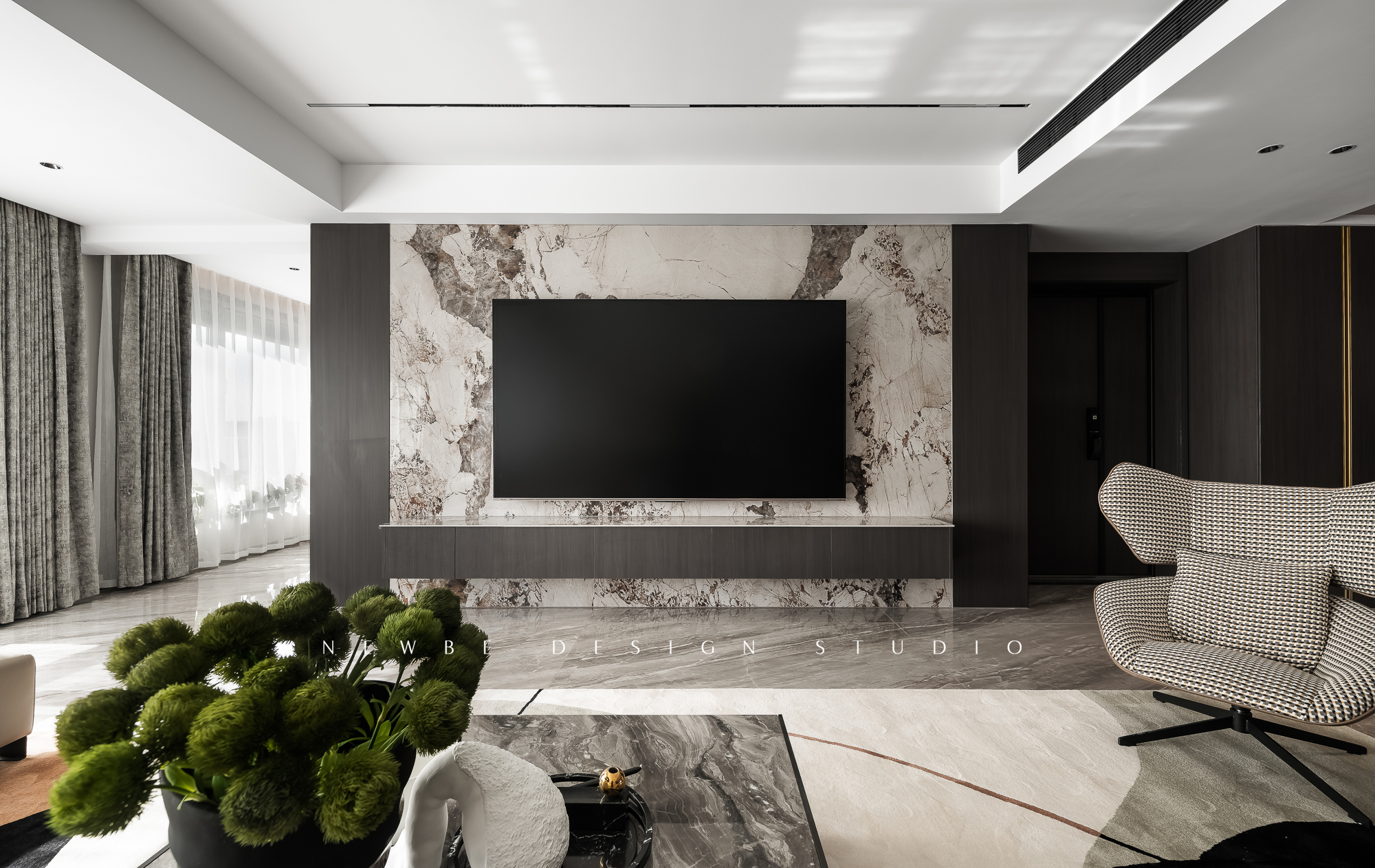 月光曲 - 客厅空间效果图