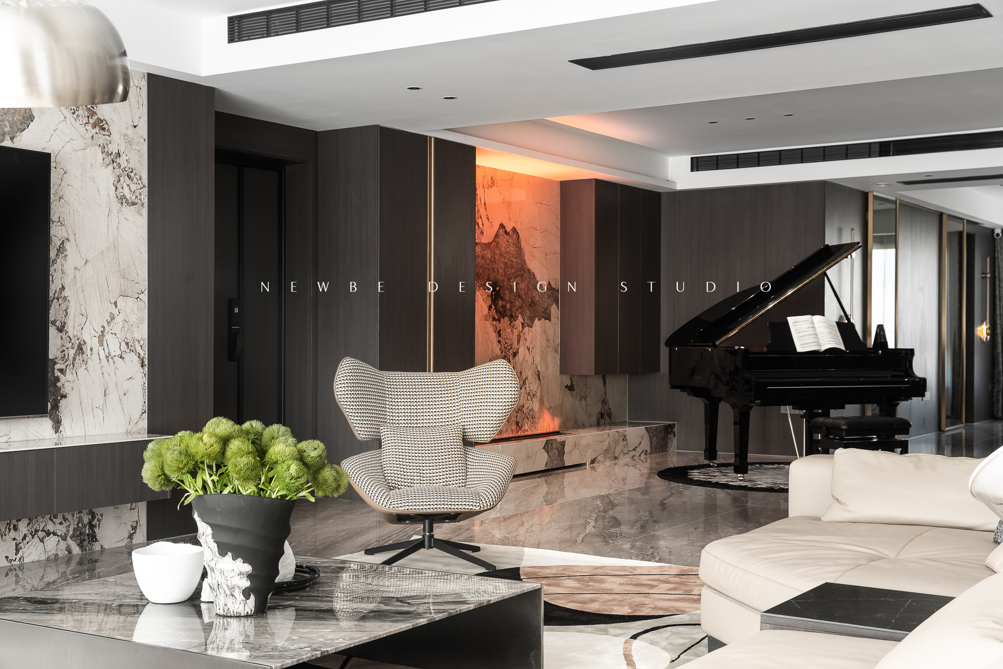 月光曲 - 客厅空间效果图