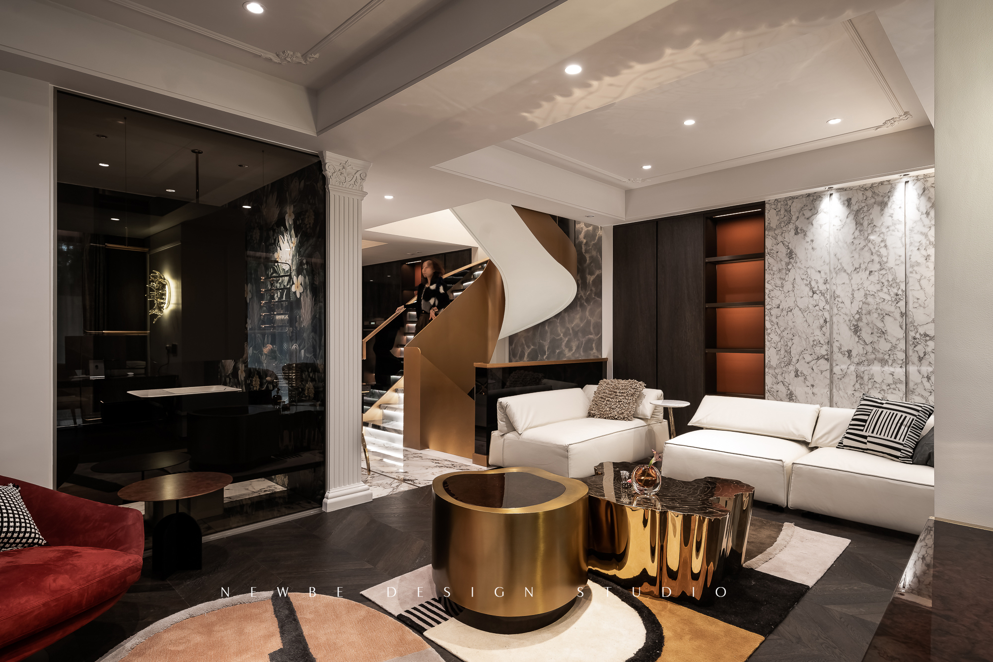 月光曲 - 客厅空间效果图