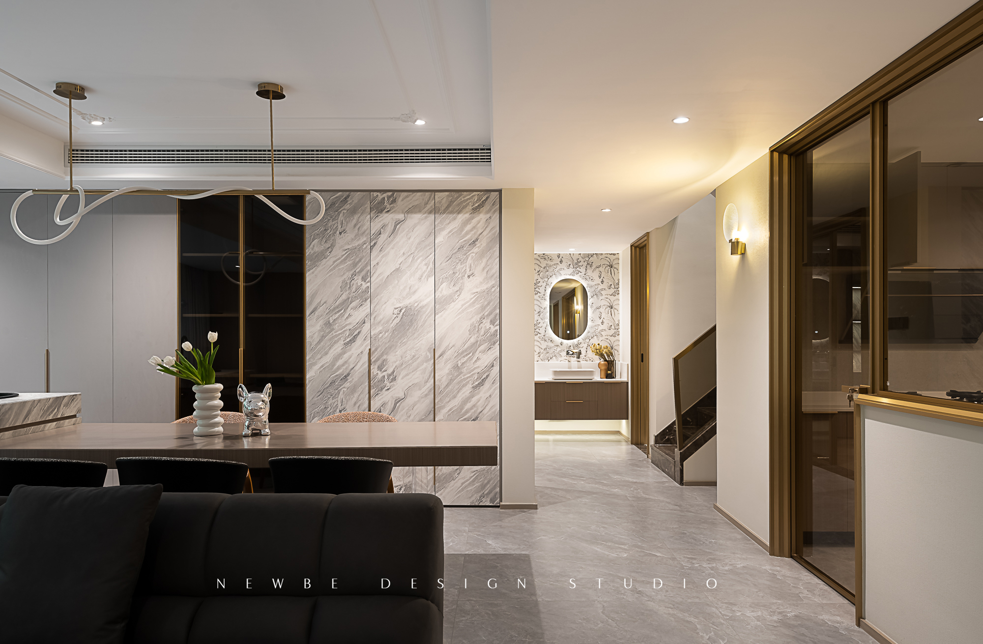 月光曲 - 客厅空间效果图