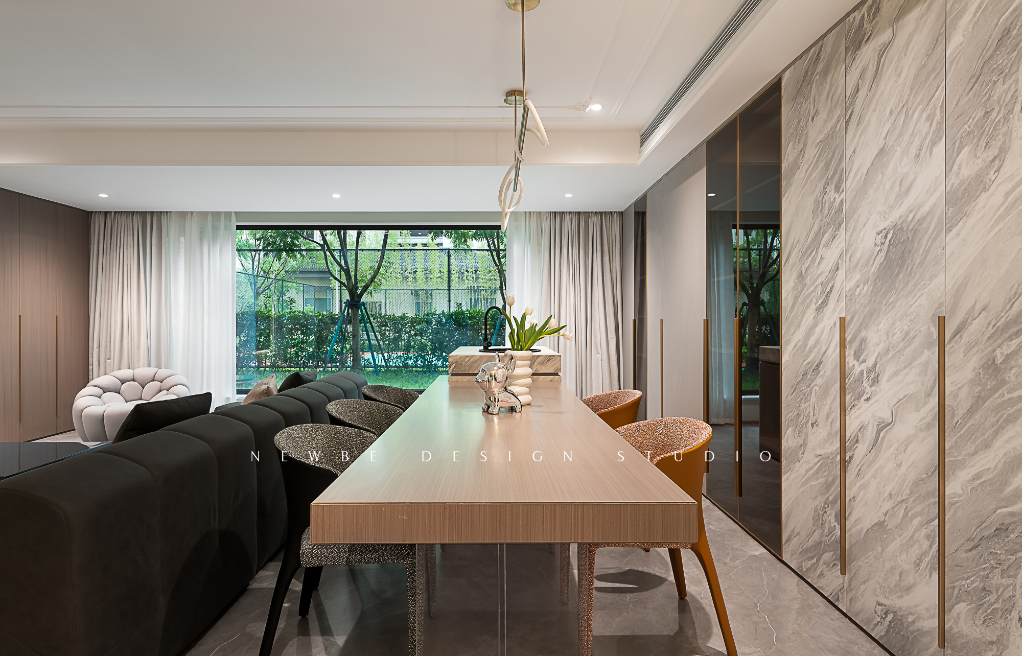 月光曲 - 客厅空间效果图