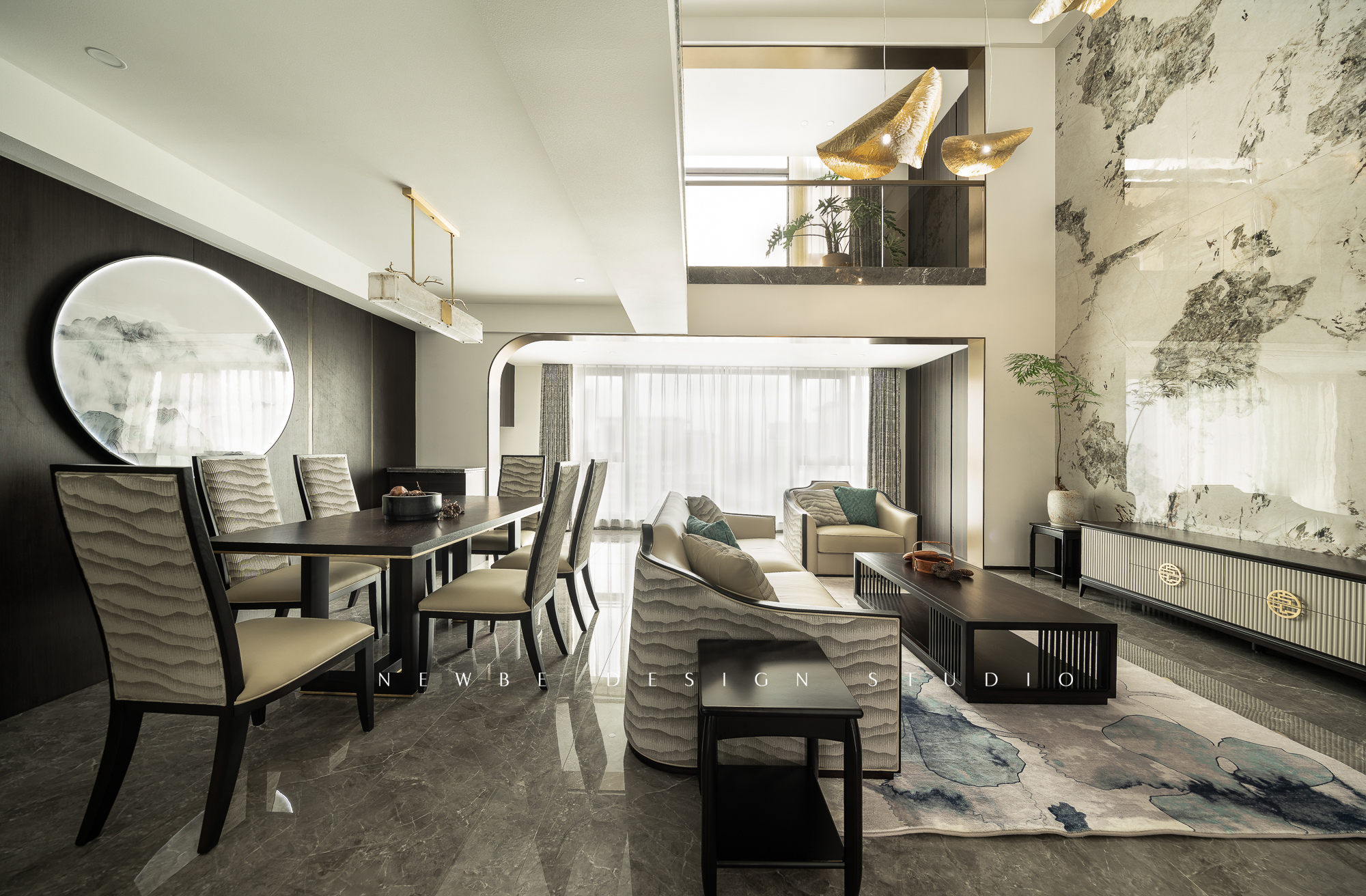 月光曲 - 客厅空间效果图