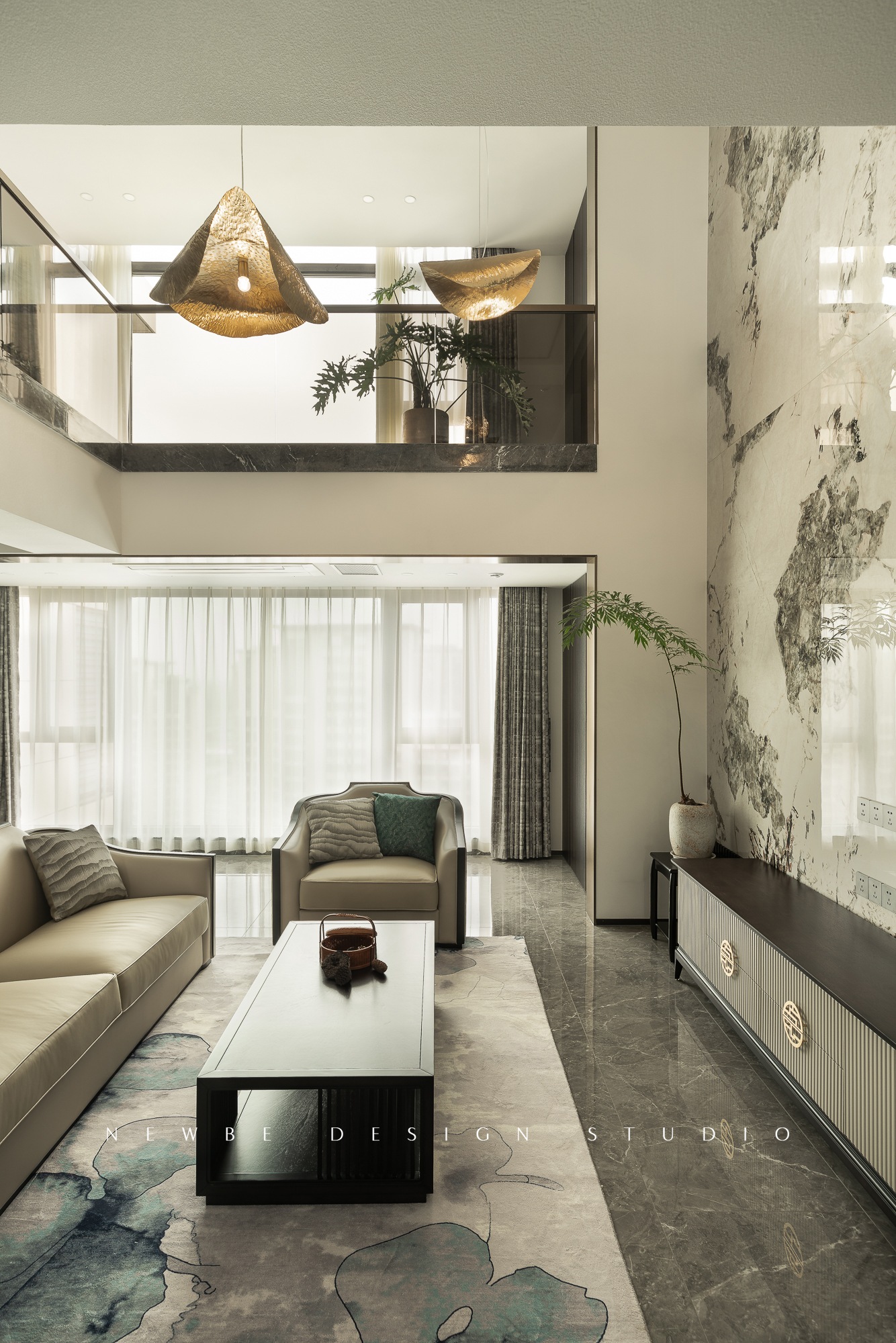 月光曲 - 客厅空间效果图