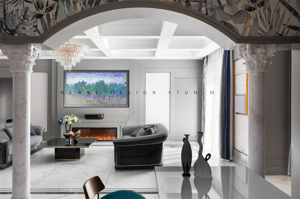 月光曲 - 客厅空间效果图