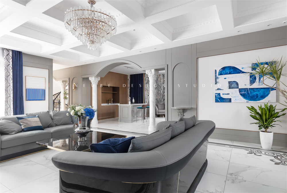 月光曲 - 客厅空间效果图