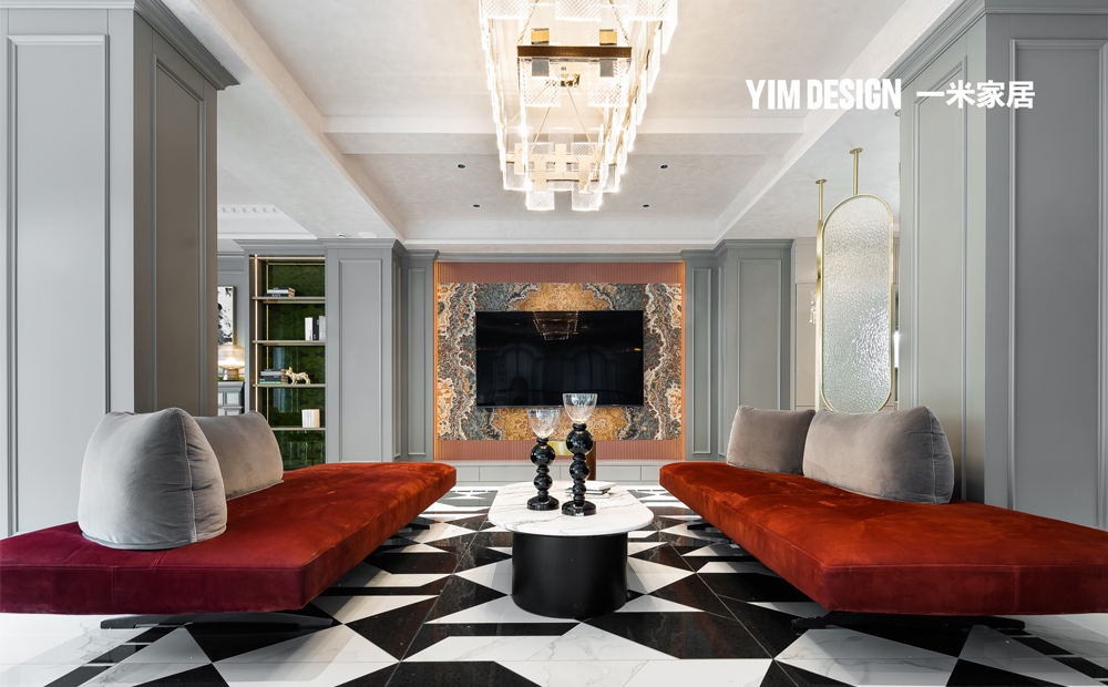 月光曲 - 客厅空间效果图