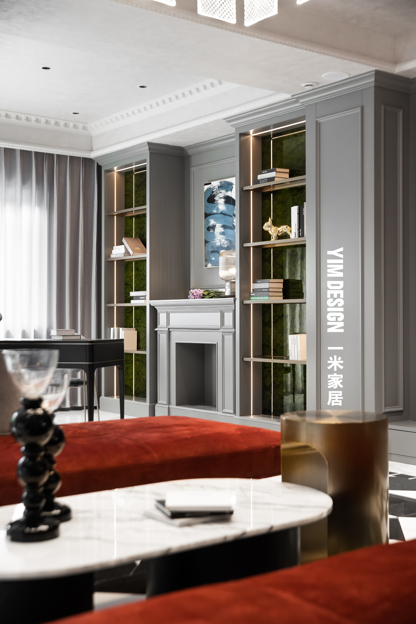 月光曲 - 客厅空间效果图