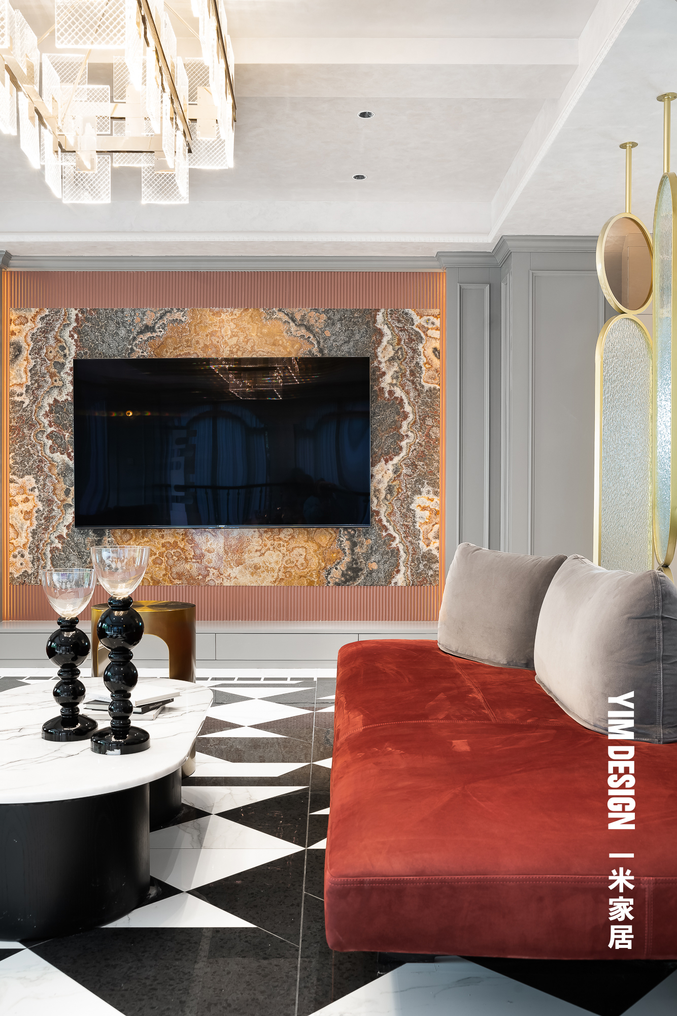 月光曲 - 客厅空间效果图